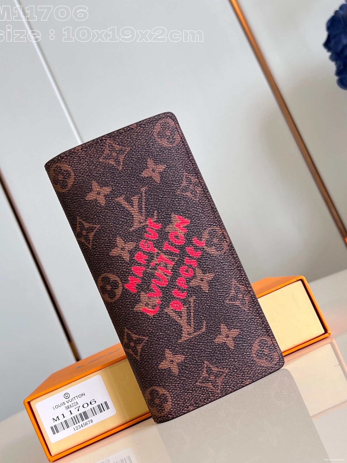 FS CHEAP BRAZZA LOUIS VUITTON WALLET-10*19*2cm 0709